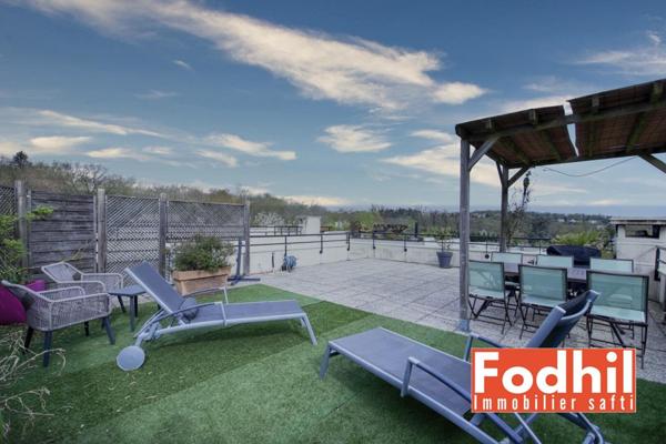 Maison contemporaine de 130 m²- 4 ch- Rooftop de 76 m²- un jardin et un sous sol de 84 m².