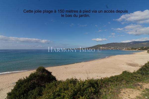 Villa avec aperçu mer à Sagone, plage à pied