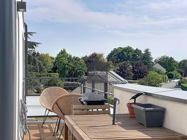 Appartement  récent dernier étage, terrasse ensoleillée