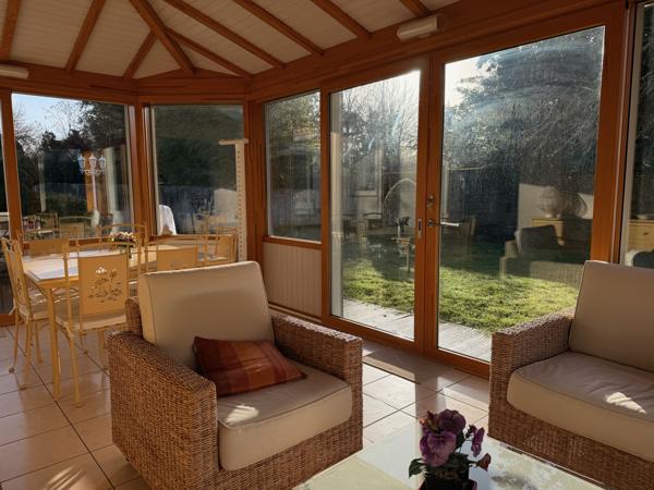 Saint-Sébastien-sur-Loire (44230) Maison familiale plain pied avec véranda chauffée exposée plein sud à Saint-Sébastien-sur-Loire