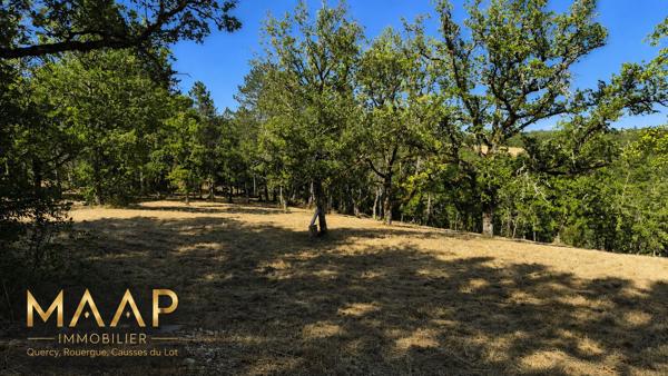 Terrain constructible 10 069 m² avec vue exceptionnelle - Esclauzels - 45 000 €