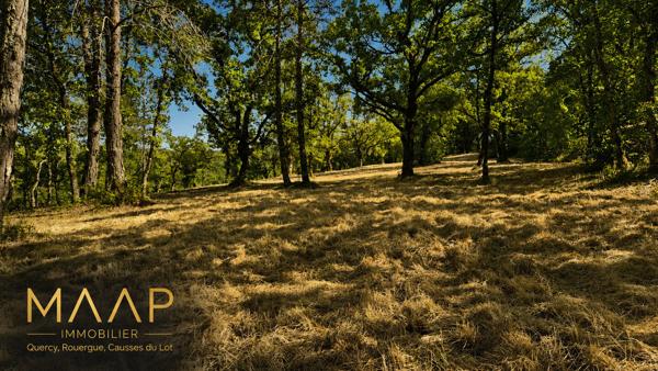 Terrain constructible 10 069 m² avec vue exceptionnelle - Esclauzels - 45 000 €