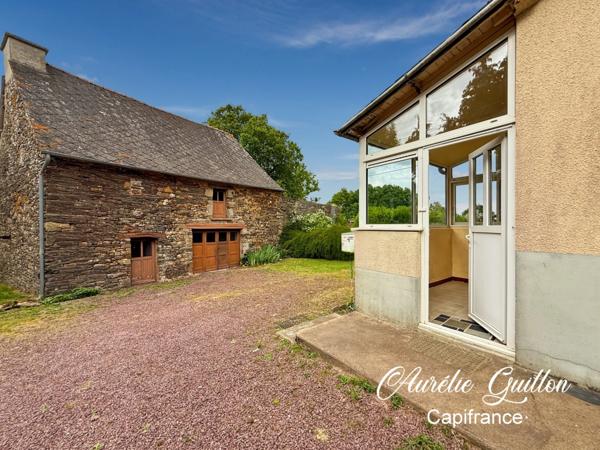 Maison avec dépendance, cour, double jardin et 2 099 m² de terrain – Campagne de Loyat