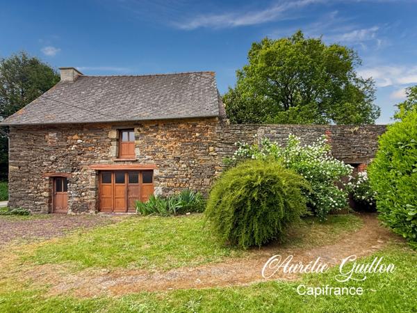 Maison avec dépendance, cour, double jardin et 2 099 m² de terrain – Campagne de Loyat