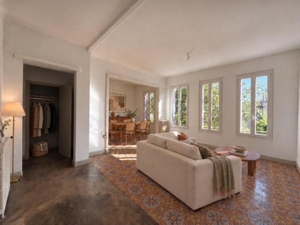 Le charme des années 60, le confort d’aujourd’hui et la douceur d’un jardin secret : la maison familiale par excellence