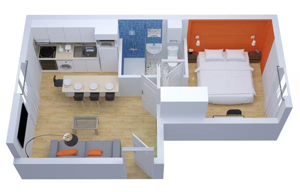 Appartement à vendre 2 pièces 32 m² Saint-Nazaire