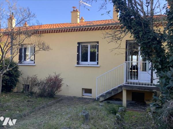 Maison 86 m² – Jardin + grand garage 45 m² – Fort potentiel