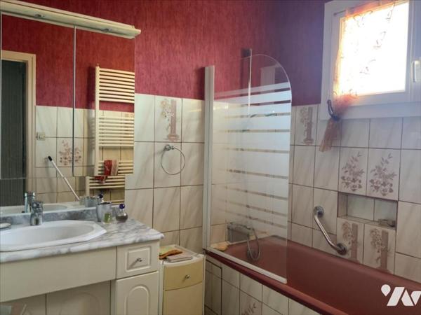 Maison 86 m² – Jardin + grand garage 45 m² – Fort potentiel