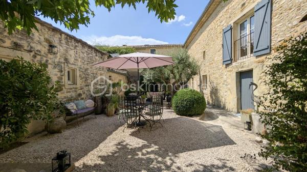 MAS XVIIIᵉ EN PIERRE • 340 M² • 8 CHAMBRES • PISCINE CHAUFFÉE • DRÔME PROVENÇALE

Au cœur de la Drôme provençale, entre Grignan et Dieulefit, découvrez ce remarquable mas en pierre datant du XVIIIᵉ siècle, restauré dans le respect de son authenticité et développant environ 340 m² habitables.

Organisé en L autour d'une ravissante cour intérieure d'environ 93 m², véritable cœur du mas, l'ensemble bénéficie d'une configuration particulièrement intéressante permettant de recevoir famille, amis ou hôtes tout en préservant l'intimité de chacun.

Une première aile accueille l'habitation principale. Depuis une belle terrasse bénéficiant d'une vue remarquable sur les paysages environnants, l'entrée ouvre sur une généreuse pièce de vie avec cuisine ouverte de 52,89 m².

Elle se prolonge par une suite parentale, une seconde chambre disposant de sa baignoire ainsi qu'une troisième chambre aménagée sous pente. Un grenier complète cette partie.

Dans l'autre aile, l'atmosphère se fait particulièrement chaleureuse avec un salon équipé d'un poêle à bois, prolongé par une salle à manger où l'ancienne mangeoire en pierre, soigneusement conservée, rappelle l'histoire et la vocation originelle des lieux.

Une arrière-cuisine ainsi qu'une cave à vin de 21,13 m² complètent ce niveau.

À l'étage, deux chambres disposent chacune de leur salle d'eau privative.

Côté cour et piscine, trois chambres supplémentaires bénéficient chacune de leur propre espace d'eau avec douche ou baignoire, offrant une belle indépendance à leurs occupants.

Le mas totalise ainsi 8 chambres et une capacité d'accueil particulièrement appréciable, avec une distribution adaptée aussi bien à une vie familiale qu'à une activité d'hébergement.

La rénovation a su préserver toute l'âme du bâti ancien : pierres et poutres apparentes, tomettes, pierres de taille, volumes généreux et éléments d'origine composent une atmosphère authentique, associée au confort actuel.

À l'extérieur, le mas est implanté sur environ 6 200 m² de terrain plat et arboré, dans un cadre préservé, sans voisinage immédiat et largement ouvert sur la campagne environnante.

Terrasses, espaces ombragés et perspectives dégagées invitent à profiter pleinement des lieux au fil des saisons.
La piscine chauffée et sécurisée de 5 × 10 m constitue un véritable espace de détente.

Un terrain de pétanque, un puits, un abri double pour deux véhicules, un vaste espace de stationnement ainsi que différentes annexes viennent compléter l’ensemble.
Par ses volumes, sa capacité d'accueil et son organisation permettant de préserver plusieurs univers de vie, ce mas se prête aussi bien à une grande maison de famille en résidence principale ou secondaire, qu'à un projet de location saisonnière, chambres d'hôtes ou gîtes.

Une propriété de caractère à la configuration rare, destinée aux amateurs de vieilles pierres et de lieux ayant conservé une véritable identité, dans un secteur privilégié de la Drôme provençale.

Informations et visites : contactez L’Immo By Céline PASCAL au 06 63 10 02 35.