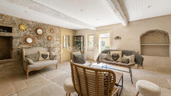 MAS XVIIIᵉ EN PIERRE • 340 M² • 8 CHAMBRES • PISCINE CHAUFFÉE • DRÔME PROVENÇALE

Au cœur de la Drôme provençale, entre Grignan et Dieulefit, découvrez ce remarquable mas en pierre datant du XVIIIᵉ siècle, restauré dans le respect de son authenticité et développant environ 340 m² habitables.

Organisé en L autour d'une ravissante cour intérieure d'environ 93 m², véritable cœur du mas, l'ensemble bénéficie d'une configuration particulièrement intéressante permettant de recevoir famille, amis ou hôtes tout en préservant l'intimité de chacun.

Une première aile accueille l'habitation principale. Depuis une belle terrasse bénéficiant d'une vue remarquable sur les paysages environnants, l'entrée ouvre sur une généreuse pièce de vie avec cuisine ouverte de 52,89 m².

Elle se prolonge par une suite parentale, une seconde chambre disposant de sa baignoire ainsi qu'une troisième chambre aménagée sous pente. Un grenier complète cette partie.

Dans l'autre aile, l'atmosphère se fait particulièrement chaleureuse avec un salon équipé d'un poêle à bois, prolongé par une salle à manger où l'ancienne mangeoire en pierre, soigneusement conservée, rappelle l'histoire et la vocation originelle des lieux.

Une arrière-cuisine ainsi qu'une cave à vin de 21,13 m² complètent ce niveau.

À l'étage, deux chambres disposent chacune de leur salle d'eau privative.

Côté cour et piscine, trois chambres supplémentaires bénéficient chacune de leur propre espace d'eau avec douche ou baignoire, offrant une belle indépendance à leurs occupants.

Le mas totalise ainsi 8 chambres et une capacité d'accueil particulièrement appréciable, avec une distribution adaptée aussi bien à une vie familiale qu'à une activité d'hébergement.

La rénovation a su préserver toute l'âme du bâti ancien : pierres et poutres apparentes, tomettes, pierres de taille, volumes généreux et éléments d'origine composent une atmosphère authentique, associée au confort actuel.

À l'extérieur, le mas est implanté sur environ 6 200 m² de terrain plat et arboré, dans un cadre préservé, sans voisinage immédiat et largement ouvert sur la campagne environnante.

Terrasses, espaces ombragés et perspectives dégagées invitent à profiter pleinement des lieux au fil des saisons.
La piscine chauffée et sécurisée de 5 × 10 m constitue un véritable espace de détente.

Un terrain de pétanque, un puits, un abri double pour deux véhicules, un vaste espace de stationnement ainsi que différentes annexes viennent compléter l’ensemble.
Par ses volumes, sa capacité d'accueil et son organisation permettant de préserver plusieurs univers de vie, ce mas se prête aussi bien à une grande maison de famille en résidence principale ou secondaire, qu'à un projet de location saisonnière, chambres d'hôtes ou gîtes.

Une propriété de caractère à la configuration rare, destinée aux amateurs de vieilles pierres et de lieux ayant conservé une véritable identité, dans un secteur privilégié de la Drôme provençale.

Informations et visites : contactez L’Immo By Céline PASCAL au 06 63 10 02 35.