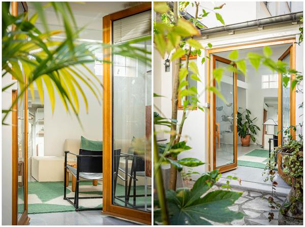 Comme une maison avec cour végétalisée au calme absolu