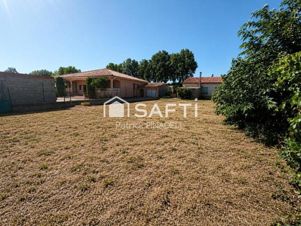 Terrain constructible de 450m², viabilisé