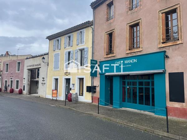 Ensemble Immobilier à Lagrasse, appartements, murs commerciaux et locaux.