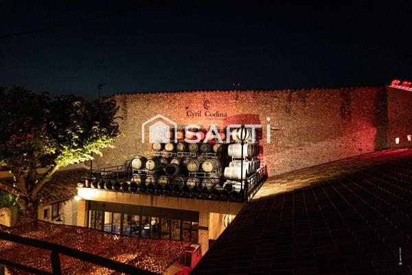 Ensemble Immobilier à Lagrasse, appartements, murs commerciaux et locaux.