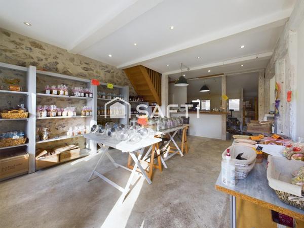 Ensemble Immobilier à Lagrasse, appartements, murs commerciaux et locaux.