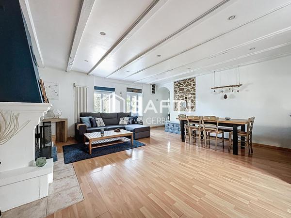 Maison familiale 3 chambres et grand jardin clos