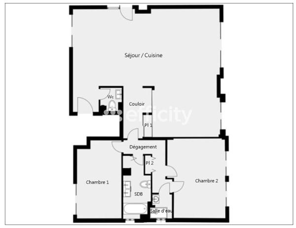 Appartement
         5 pièces
        - 143 m² Bien prestige 520 000 € *