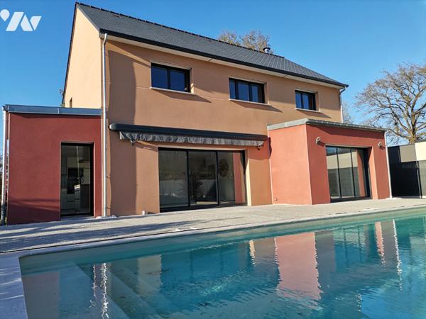 BREAL SOUS MONTFORT, maison de 157 m² hab. avec pîscine chauffée