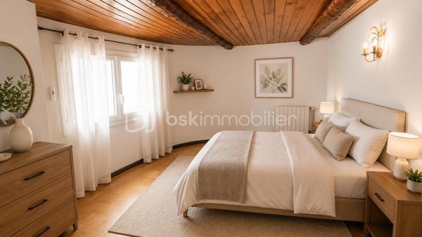 TROP TARD POUR CETTE JOLIE PEPITE QUI EST SOUS OFFRE ACCEPTEE!!!!!!!!!!

EXCLUSIVITÉ À ROGNAC – À NE PAS MANQUER ! 
Un prix de vente et un prix au m² comparables à ceux d’un appartement… sans les contraintes des charges de copropriété ni la promiscuité du voisinage !


⚠️ Attention : chaque pièce est présentée avec une photo réelle ainsi qu’une projection réalisée par intelligence artificielle (non contractuelle et non à l’échelle) afin de vous aider à visualiser tout le potentiel du bien.

*** Idéal pour un jeune couple, une famille ou un investisseur ***

📍 Emplacement privilégié :
À 3 minutes à pied des écoles maternelle et primaire
À 5 minutes à pied de la gare SNCF
À proximité immédiate des commerces, commodités et parkings
En plein cœur du village tout en bénéficiant d’un environnement calme

Laissez-vous séduire par cette charmante maison de village offrant de nombreux atouts : une excellente localisation, une belle luminosité, de beaux volumes et surtout une superbe terrasse tropézienne avec une vue panoramique à 180° sur le village, l’étang et le plateau. Des travaux sont à prévoir, vous laissant l’opportunité de créer un intérieur entièrement à votre image.

Au rez-de-chaussée :
Petite terrasse d'accueil permettant de stationner un deux-roues et de ne pas avoir la porte d'entrée directement sur la route
Cuisine / salle à manger de 25 m²
Salon voûté plein de charme
WC indépendant (avec arrivée d'eau : espace buanderie)

Au 1er étage :
3 chambres de 10 à 13 m²
Salle d'eau rénovée
Second WC avec espace de rangement

Au 2e étage :
Pièce de 25 m² pouvant accueillir une suite parentale, une 4e chambre, un bureau ou un second salon
Accès à une magnifique terrasse de 25 m² avec vue exceptionnelle

Équipements : Climatisation au rez-de-chaussée et dans la plus grande chambre, Double vitrage, Volets roulants électriques solaires, Menuiseries PVC...

Une maison pleine de potentiel dans l'un des secteurs les plus recherchés de Rognac. Une visite s'impose !