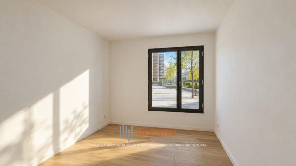 3 chambres avec grand balcon aux pieds des commerces