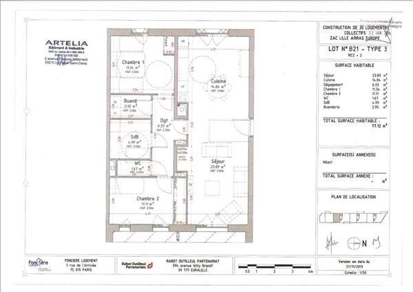 Appartement à louer à Lille (59000)