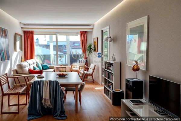 DERNIER ETAGE – Appartement 3 Pièces avec Balcon et Parking – La Rochelle Centre La Rochelle (17000)