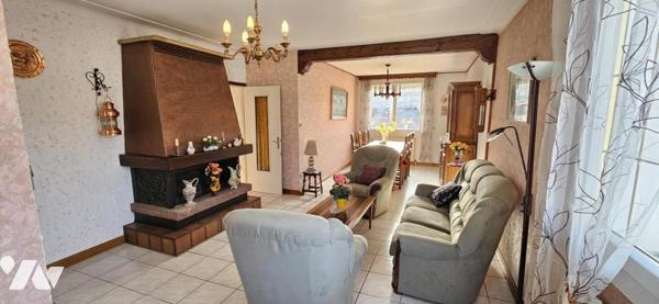 Maison centre ville avec terrain.