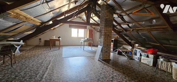 Maison centre ville avec terrain.