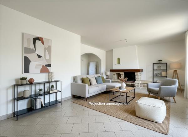 16400 PUYMOYEN Maison de plain pied 131 m2 avec 1600m2 de jardin à Puymoyen