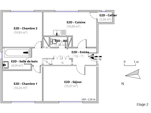 Location Appartement 3 pièces 65.4 m² - 13 RUE DU CHÂTEAU Florange 57190