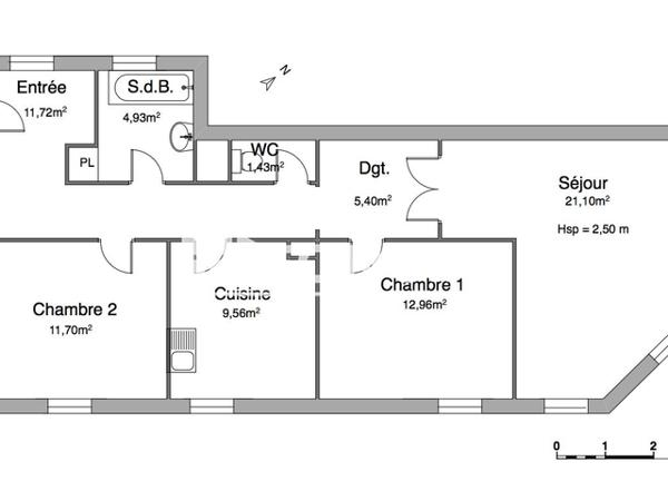 Location Appartement 3 pièces 79.45 m² - 7 RUE GLOXIN Strasbourg 67000