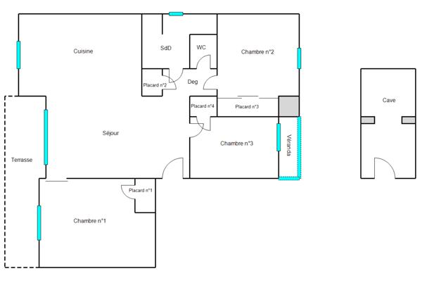 Appartement à vendre 4 pièces 68 m² Nice