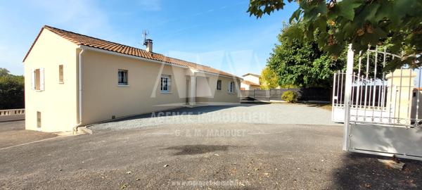 AGRÉABLE PAVILLON DE PLAIN-PIED ENTRE ANGOULEME ET COGNAC