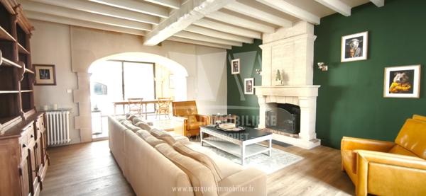 SUPERBE MAISON CHARENTAISE D'ENV 135m² AVEC JARDIN, PISCINE ET GARAGE