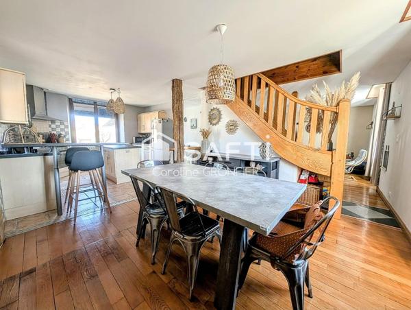 Maison en pierre rénovée 164m² - Saint Vallier