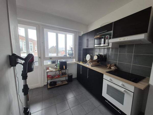 Appartement 4 pièces 87 m² avec balcon - quartier BARBIEUX - VAUBAN - ROUBAIX 59100