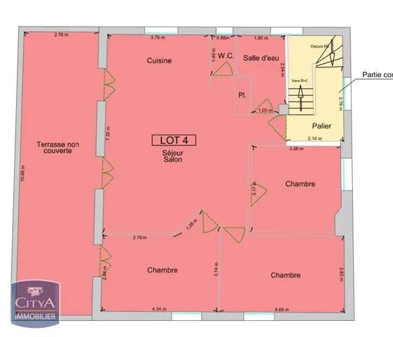 Immeuble à vendre 232m²