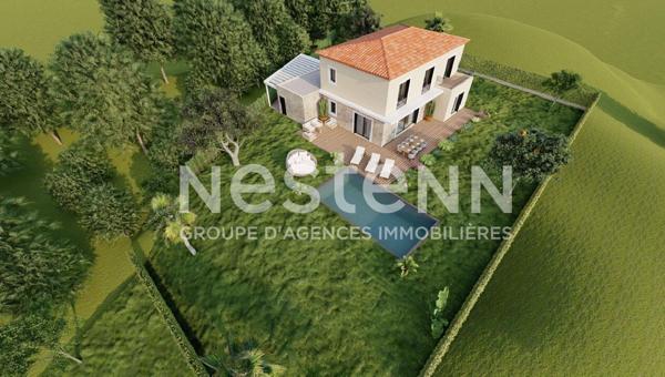 TERRAIN A VENDRE - TANNERON - 1072m² - VILLA 148m² - GARAGE - PISCINE