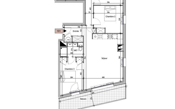 Appartement à vendre    4 pièces • 84,91 m2 Saint-Nazaire