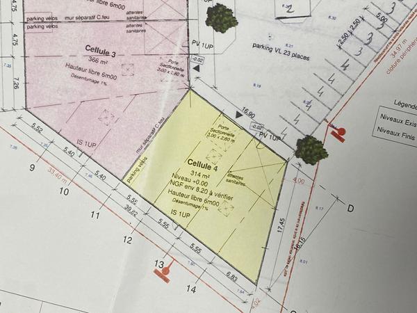 A LOUER LOCAL D'ACTIVITE NEUF 386 m² - La Chapelle / Erdre.