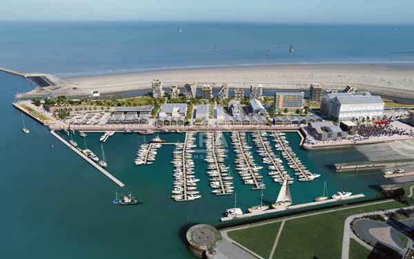 Appartement Marina Dunkerque 94 m2 balcon et double parking