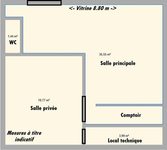 Salon de thé refait à neuf - fort CA à développer!
