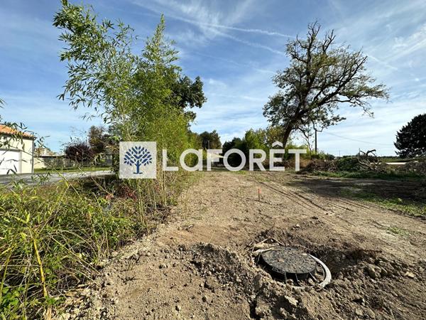 Achat terrain près de GEMOZAC - 605 m² - 52 700 €