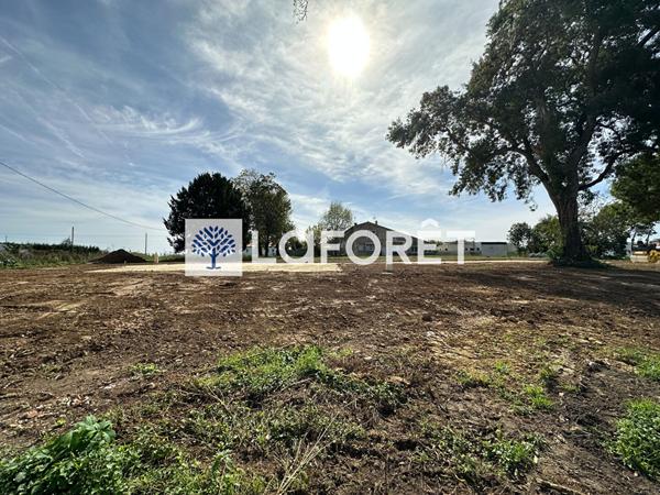 Achat terrain près de GEMOZAC - 605 m² - 52 700 €
