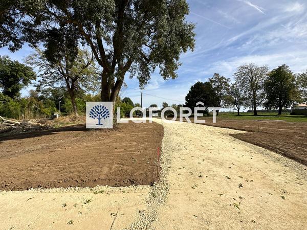 Achat terrain près de GEMOZAC - 605 m² - 52 700 €