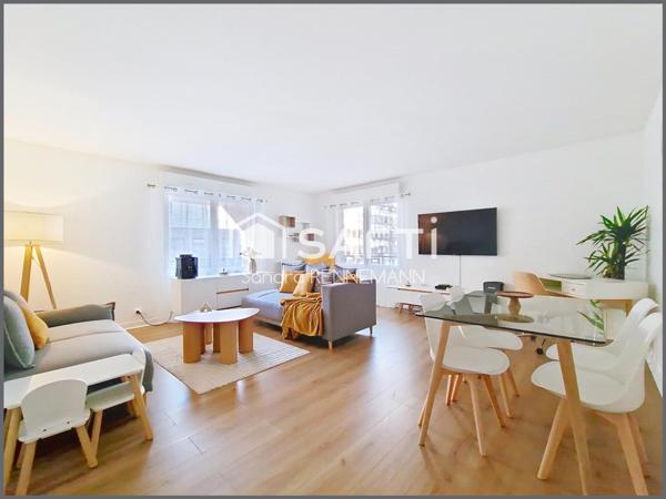 FAUBOURG SUPERBE 3P CLAIR ET CALME, SEJOUR 27 m2.