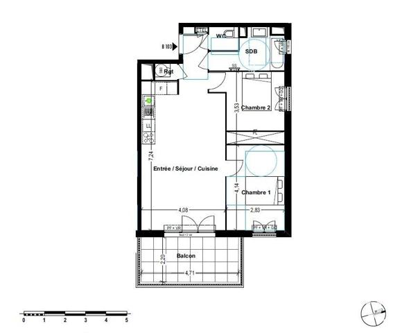 Appartement à vendre 3 pièces 62 m² Cogolin