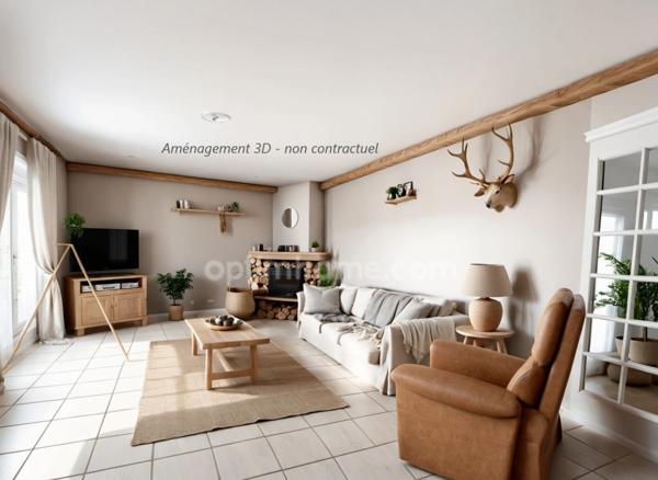 Maison à vendre 6 pièces CREVECOEUR EN AUGE (14)
