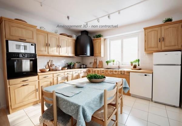 Maison à vendre 6 pièces CREVECOEUR EN AUGE (14)