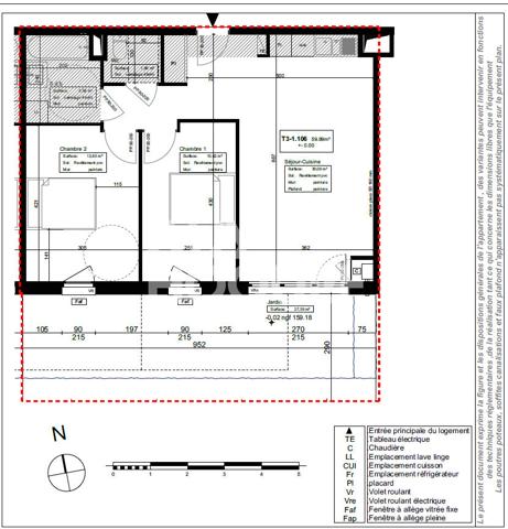 MAINVILLIERS T3 Neuf de 59.89m² avec jardin